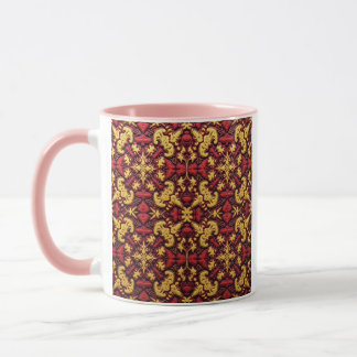 Mug C'est une broderie de motifs