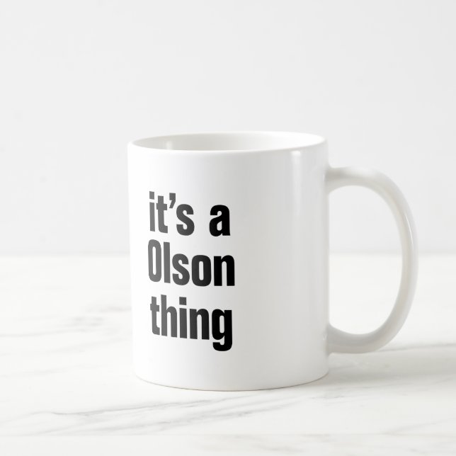 Mug c'est une chose olson (Droite)