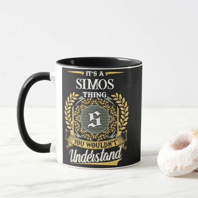 Mug C'est une chose SIMOS que vous ne comprendriez pas (Avec donut)