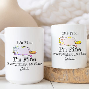 Mug C'est une citation de chats amusante