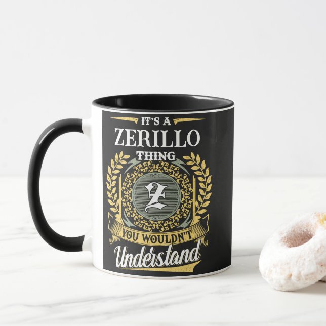 Mug C'est une histoire de ZERILLO que vous ne comprend (Avec donut)