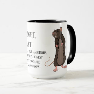 Mug C'est vrai, je suis un rat !