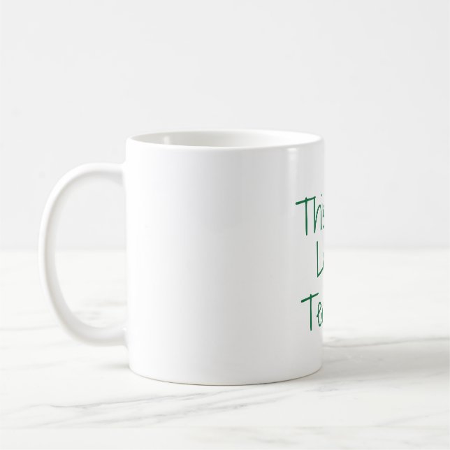Mug Cet AKA aime enseigner la musique (Gauche)