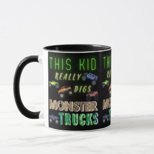 Mug Cet Enfant A Vraiment Digéré Des Camions Monster