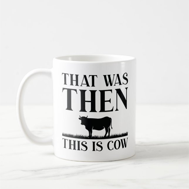 Mug C'Était Alors La Vache (Gauche)