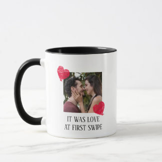 MUG C'ÉTAIT DE L'AMOUR AU PREMIER SWIPE
