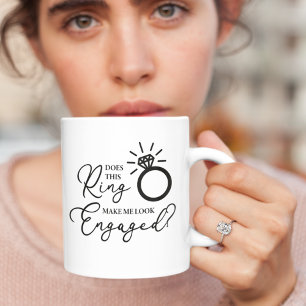 Mug Cette Bague Me Donne L'Air Engagée
