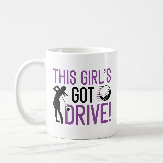 Mug Cette fille a une voiture (Gauche)