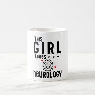 Mug Cette fille adore la neurologie