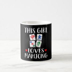 Mug Cette Fille Aime Le Mahjong Board Games Amateurs D