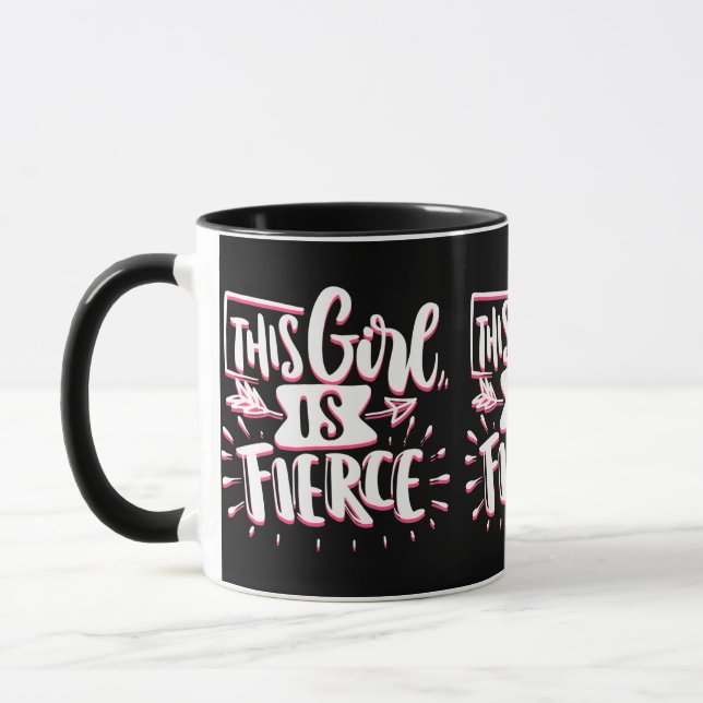 Mug Cette Fille Est L'Autonomisation De Fille Fierce (Gauche)