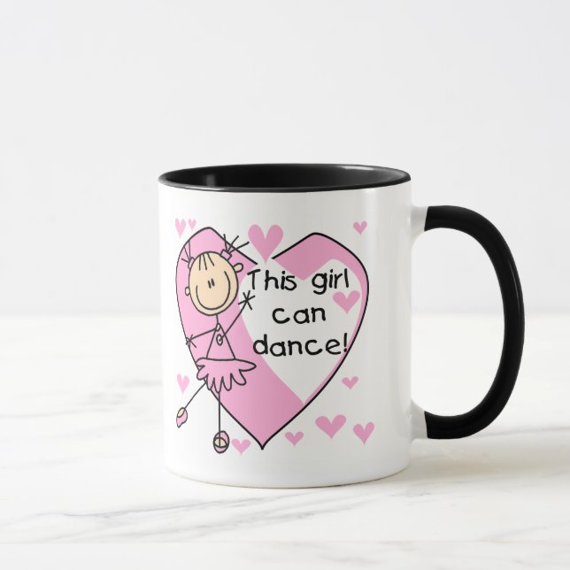 Mug Cette fille peut danser le T-shirts et les cadeaux (Droite)