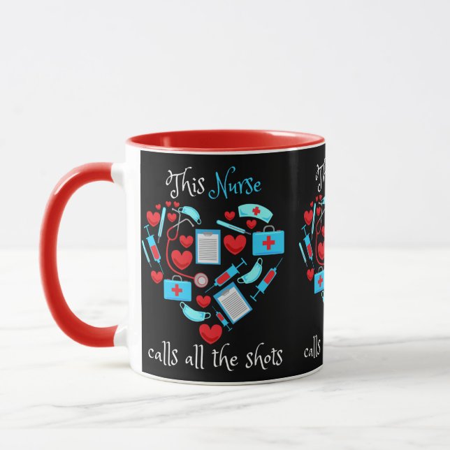 Mug Cette Infirmière Appelle Toutes Les Chaussures (Gauche)