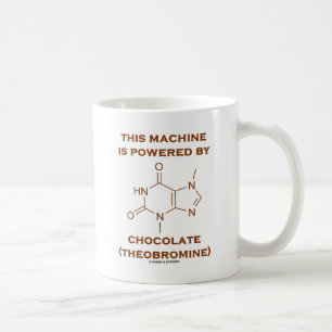 Mug Cette machine est actionnée par le chocolat (la