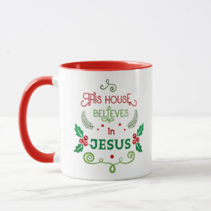 Mug Cette Maison croit en Jésus
