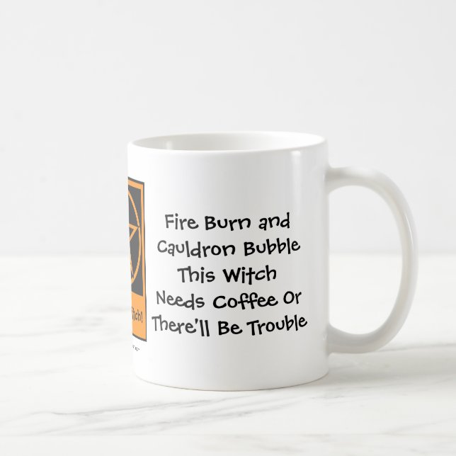 Mug Cette Sorcière A Besoin De Café ! Coupe/Mug pour l (Droite)
