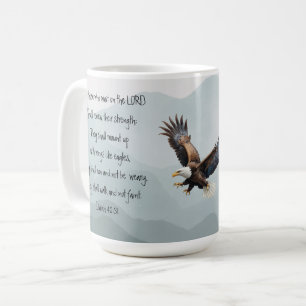 Mug Ceux qui attendent le Seigneur Aigle Esaïe