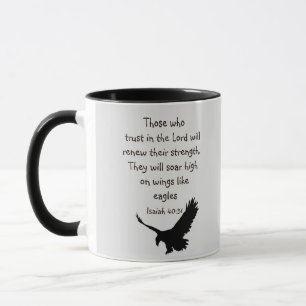 Mug Ceux qui font confiance au Seigneur Écriture Inspi