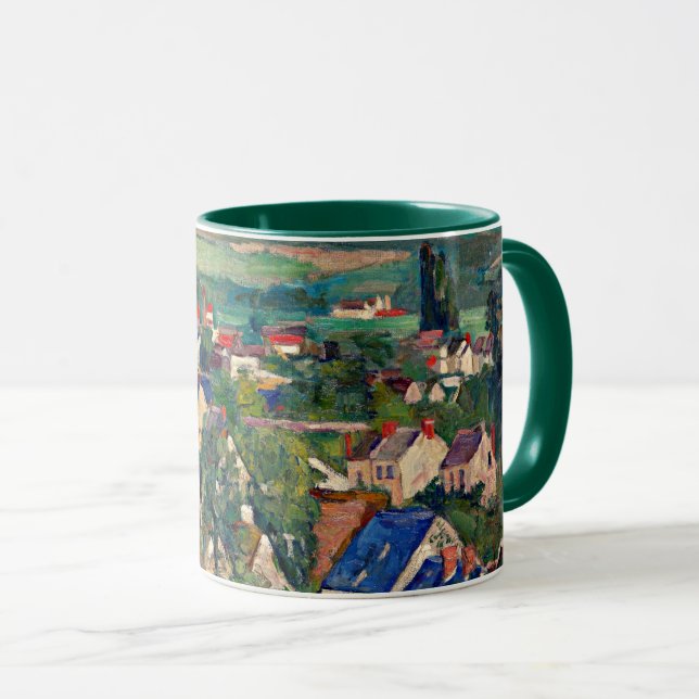 Mug Cezanne - Auvers, Vue panoramique, (Devant droit)