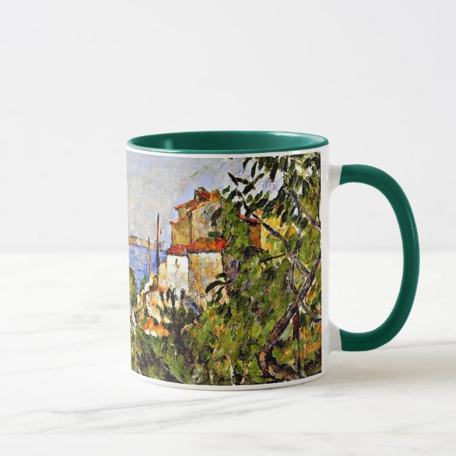 Mug Cezanne - Paysage, Étude après la nature, 1876 (Droite)