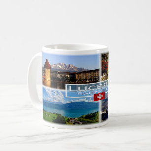 Mug CH Suisse - Lucerne - Pont de la Chapelle - Vieux-