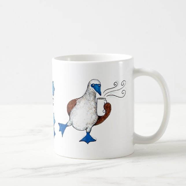 Mug Cha Cha-cha, pied bleu (Droite)