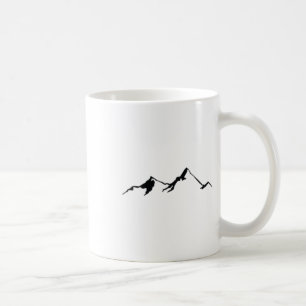 Mug Chaîne de montagnes Design Vintage Escalade Randon