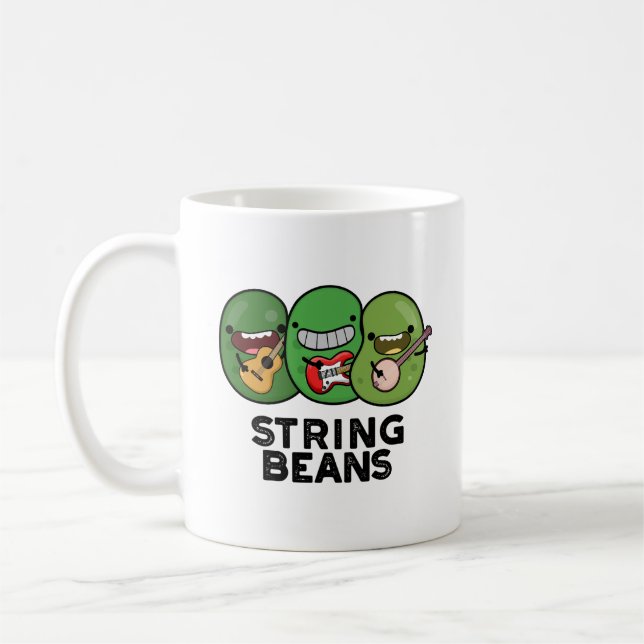 Mug Chaîne Haricots Funny Vegetable Pun (Gauche)