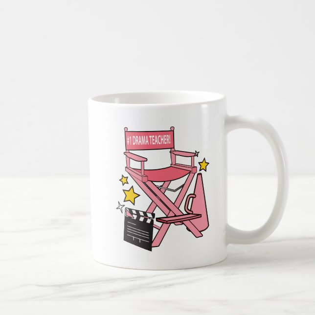 Mug Chair de directeur : Professeur de drame du numéro (Droite)