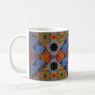 Mug Châle de Bandanna, conception de tissu nappe, nec