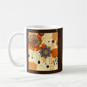 Mug Chaleur Floral Mandala Rustique Boho d'automne