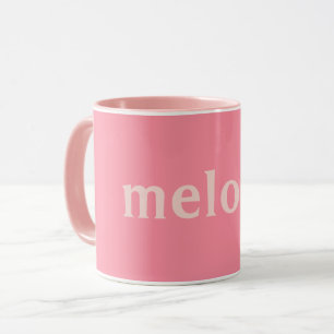 Mug Chambre moderne rose nom 