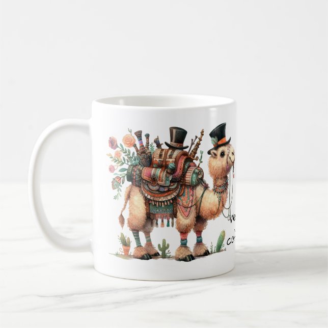 Mug Chameau Whimsical Mercredi Jour de la Humpe (Gauche)