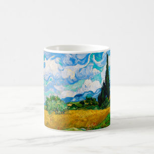 Mug Champ de blé avec Cyprès, Van Gogh