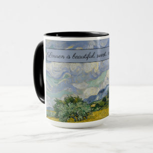 Mug Champ de blé de Vincent van Gogh avec Cyprès :