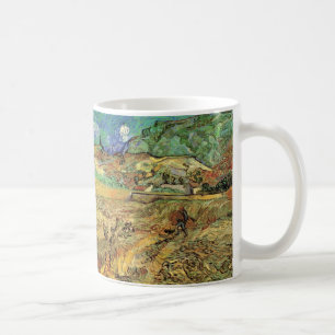 Mug Champ de blé fermé w Paysan par Vincent van Gogh