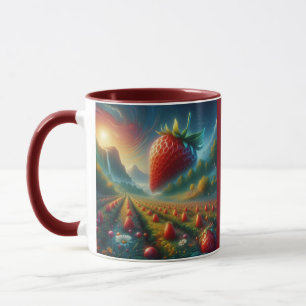 Mug Champ de fraises de rêves