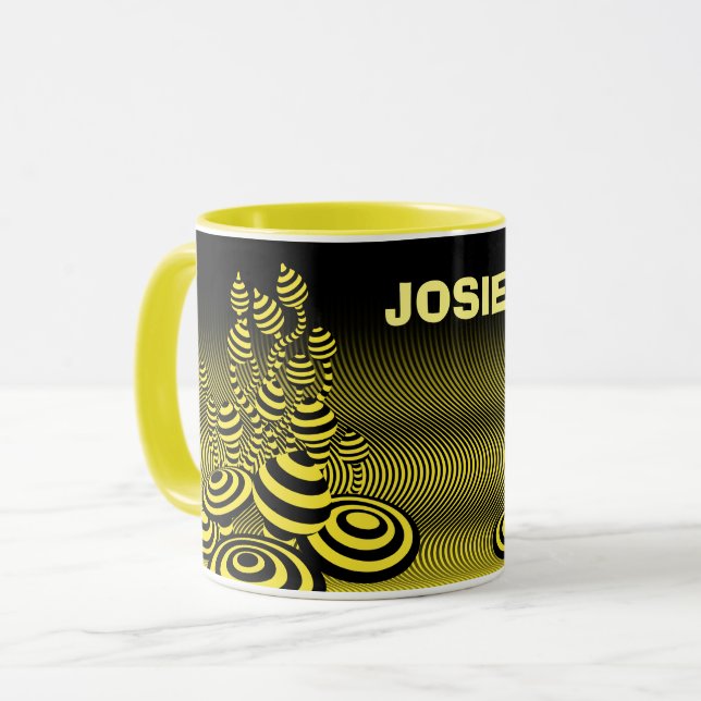 Mug Champignons acides faits sur commande de magie de (Devant gauche)