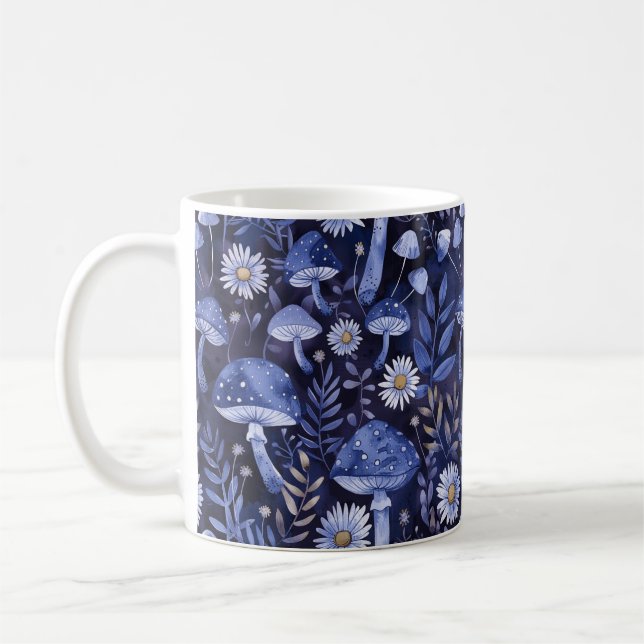 Mug Champignons bleus (Gauche)