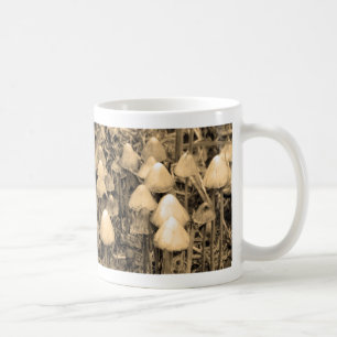Mug Champignons en Sepia
