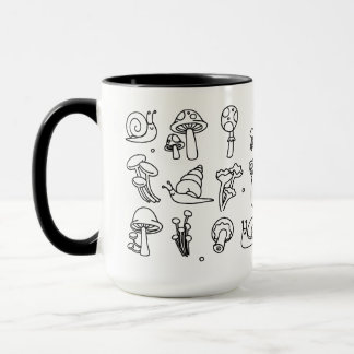 Mug Champignons et escargots