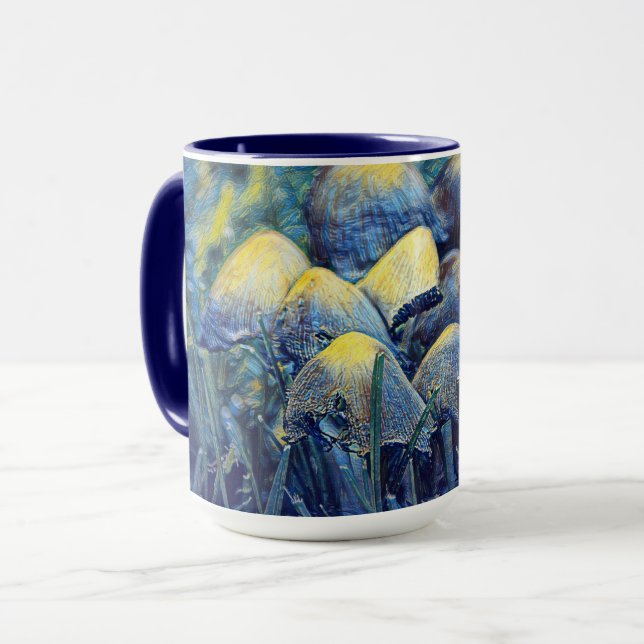 Mug Champignons magiques clair de lune sur Musique (Devant gauche)