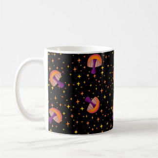 Mug Champignons magiques d'automne_noir