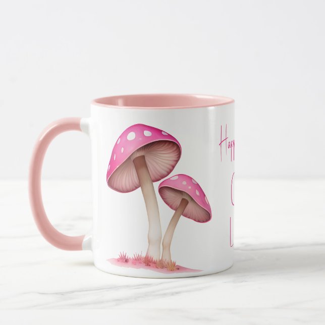 Mug Champignons roses Amanita (Gauche)