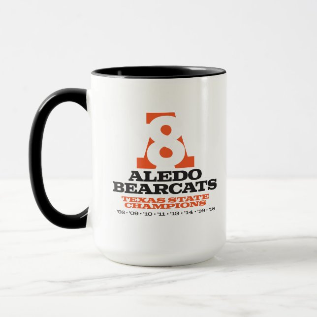 Mug Champion "A8" - 15oz d'état du Bearcat 2018 (Gauche)