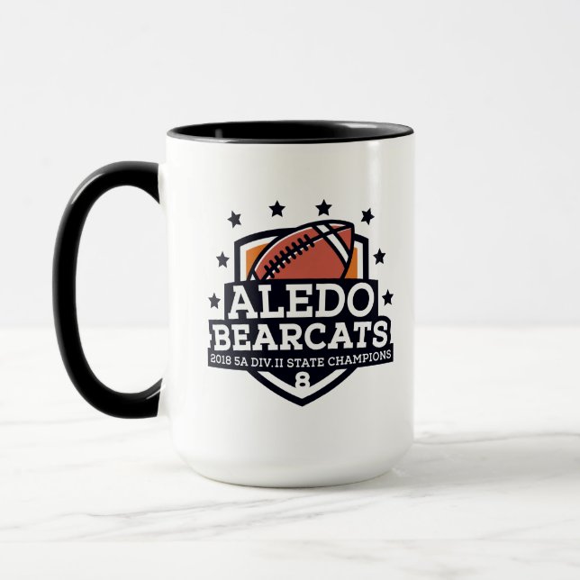 Mug Champion "bouclier" - 15oz d'état du Bearcat 2018 (Gauche)