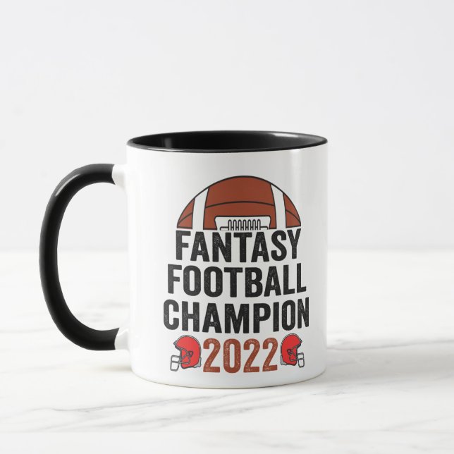 Mug Champion d'Imaginaire de football 2022 Amoureux de (Gauche)