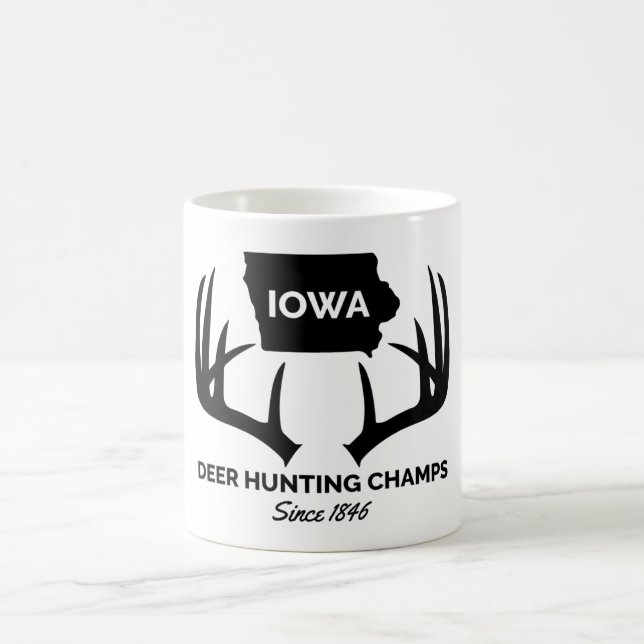 Mug Champions de chasse de cerfs communs de l'Iowa (Centre)