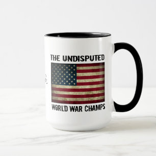Mug Champions incontestés de guerre mondiale - drapea