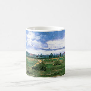 Mug Champs de blé avec Haystaches par Vincent van Gogh